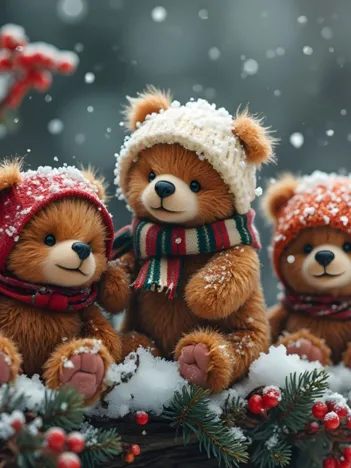 Produit Petits Oursons sous la Neige Image