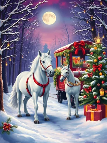 Produit Chevaux à Noël Image