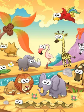 Produit Savannah Animals Image