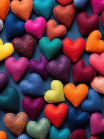 Produit Coeurs Multicolores Image