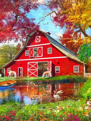 Produit Sunny Autumn At The Barn Image
