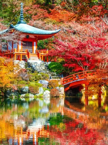 Produit Temple Daigo-ji en Automne, Kyoto Image