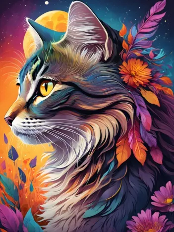 Produit Floral Cat Image