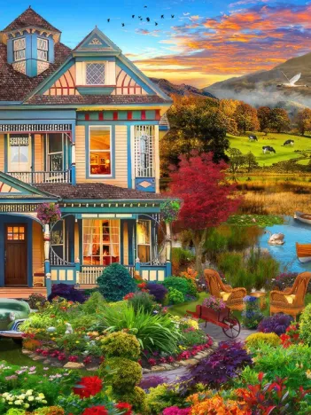 Produit Jardin de Maison de Campagne Image