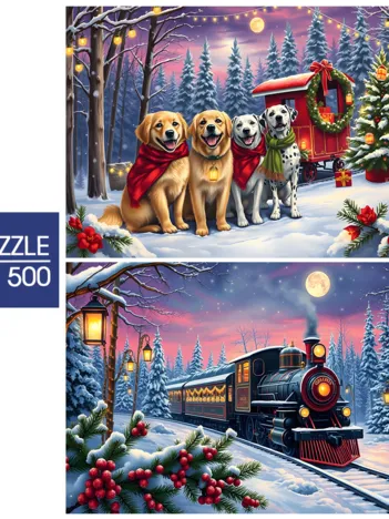 Produit 2 Puzzles - Christmas is Coming Image