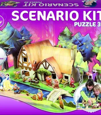 Produit Construis et Joue : Puzzle Scénario 3D - Blanche Neige Image