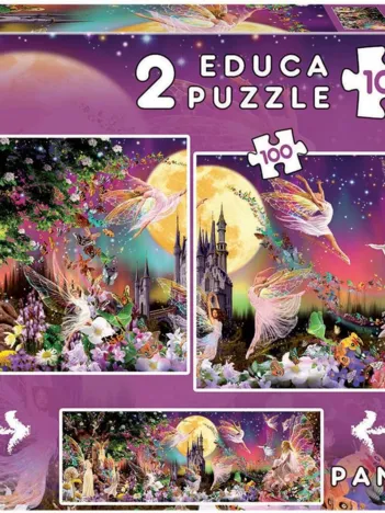 Produit 2 Puzzles - Panoramic féerique Image