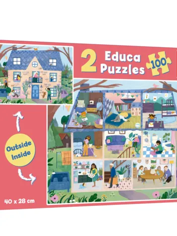 Produit 2 Puzzles - Intérieur/Extérieur - Maison Image