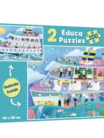 Produit 2 Puzzles - Intérieur/Extérieur - Bateau Image