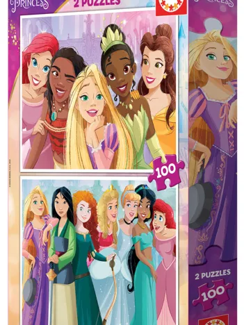 Produit 2 Puzzles - Disney Princess Image