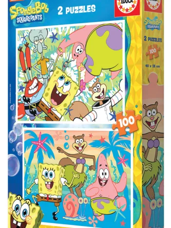 Produit 2 Puzzles - Sponge Bob Image