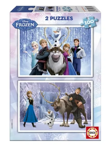 Produit 2 Puzzles - La Reine des Neiges Image