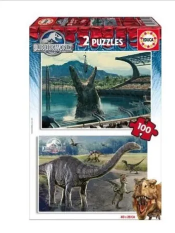 Produit 2 Puzzles - Jurassic World Image