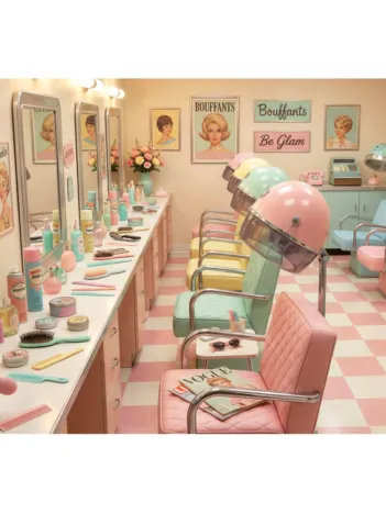 Produit Salon Rétro Glam Image