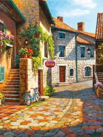 Produit Rue de Village, France Image