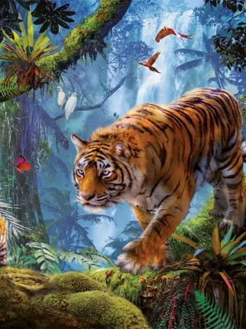 Produit Tigres dans les Arbres Image