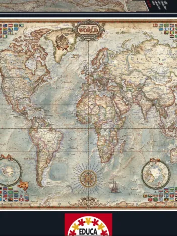 Produit Le Monde, Carte Politique Image