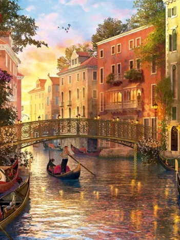 Produit Dominic Davison, Sunset in Venice Image