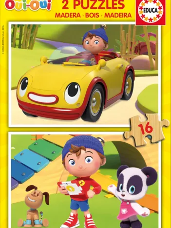 Produit 2 Puzzles en Bois - Oui-Oui Image