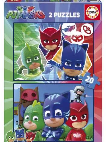 Produit 2 Puzzles - PJ Masks Image