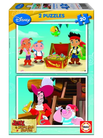 Produit 2 Puzzles - Jake et les pirates du Pays Imaginaire Image