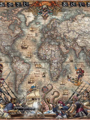 Produit Carte du Monde Antique Image