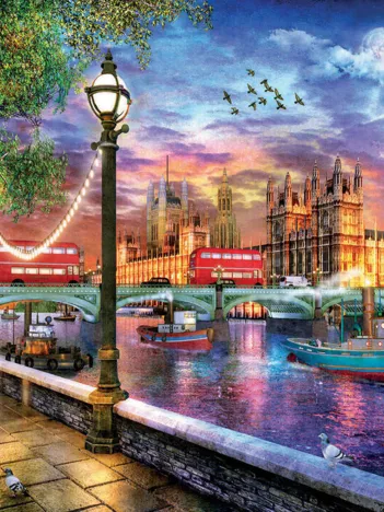 Produit Londres au Coucher du Soleil Image