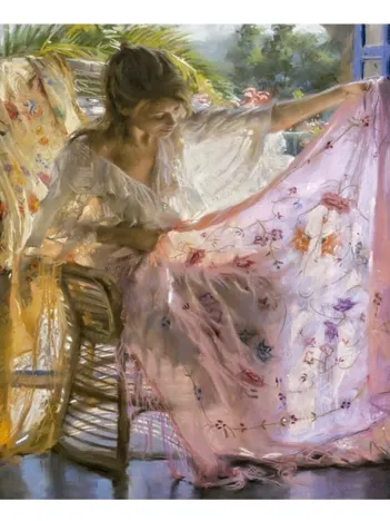 Produit Vicente Romero : Châle Rose Image