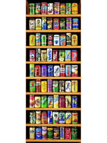 Produit Puzzle Vertical - Canettes Image