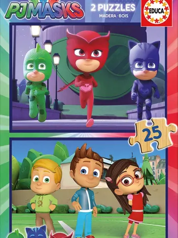 Produit 2 Puzzles en Bois - PJ Masks Image