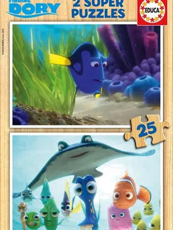 Produit 2 Puzzles en Bois - Finding Dory Image