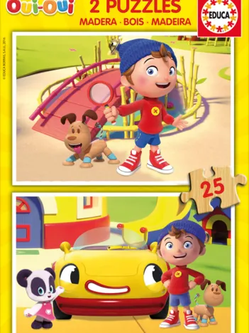 Produit 2 Puzzles en Bois - Oui-Oui Image