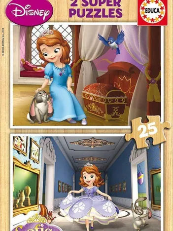 Produit 2 Puzzles en Bois - Sofia the First Image