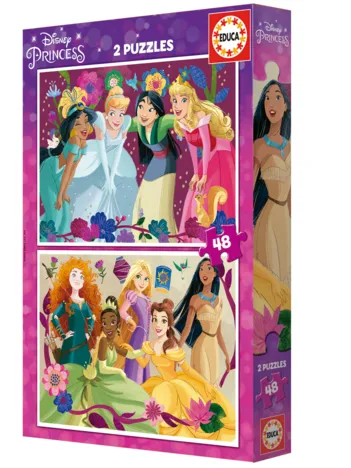 Produit 2 Puzzles - Disney Princess Image
