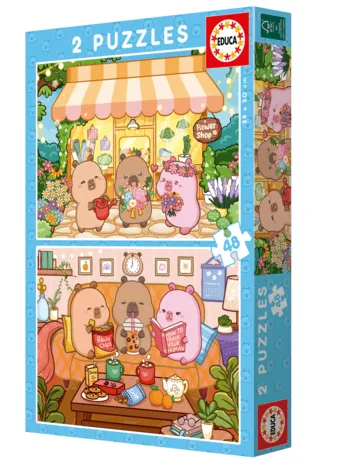 Produit 2 Puzzles - Capyfun Image