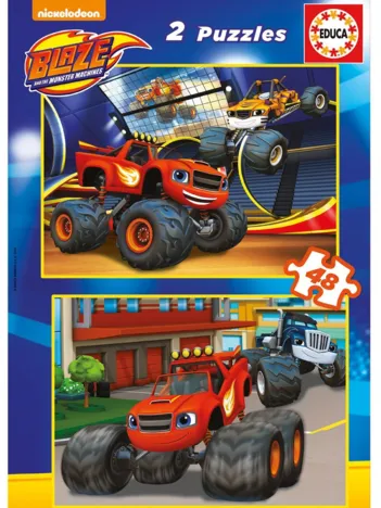Produit 2 Puzzles - Blaze and The Monster Machines Image