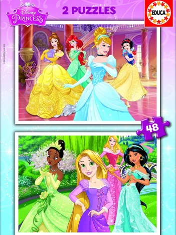 Produit 2 Puzzles - Disney Princess Image