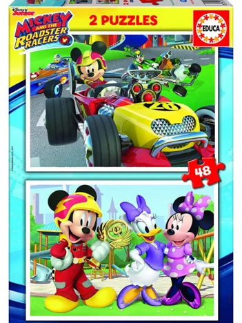 Produit 2 Puzzles - Mickey and The Roadster Racers Image