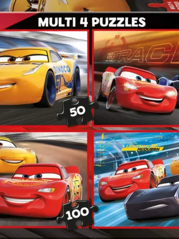 Produit 4 Puzzles - Cars 3 Image