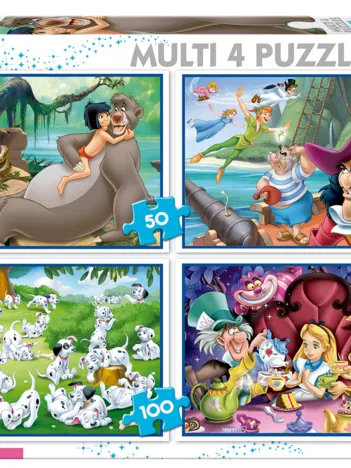 Produit 4 Puzzles Multi - Classiques Disney Image