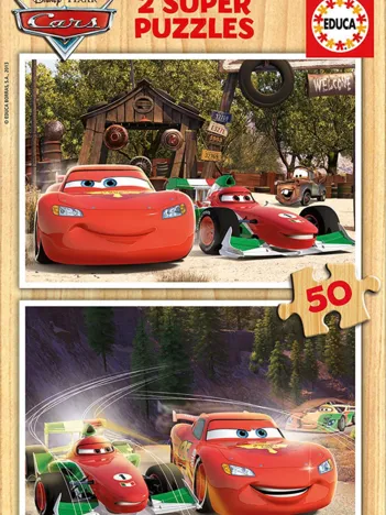 Produit 2 Puzzles en Bois - Cars Image