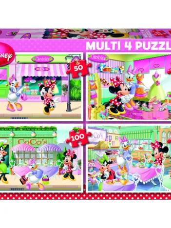 Produit 4 Puzzles Progressifs - Minnie et ses amies Image