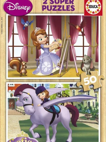 Produit 2 Puzzles en Bois - Sofia the First Image