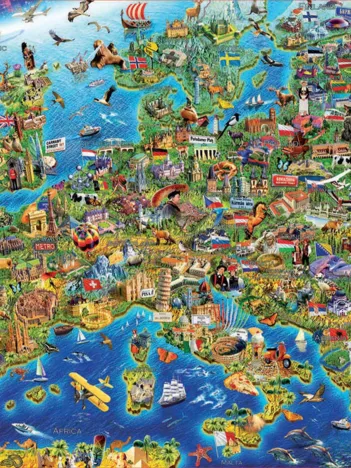 Produit Carte de l'Europe Image