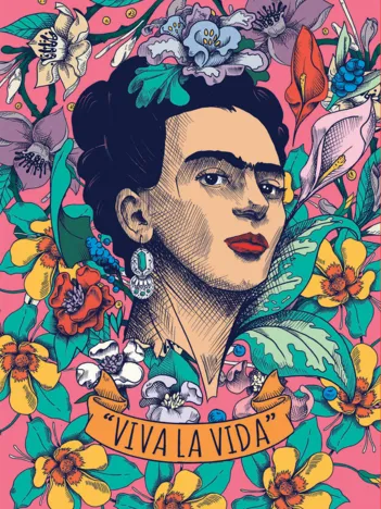Produit Viva la Vida. Frida Kahlo Image