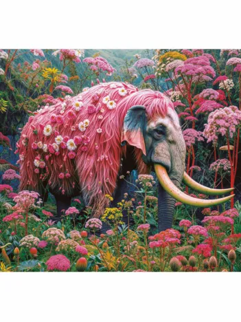 Produit Éléphant Fleuri Image