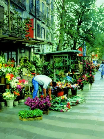 Produit Espagne, Barcelone : Las Ramblas Image