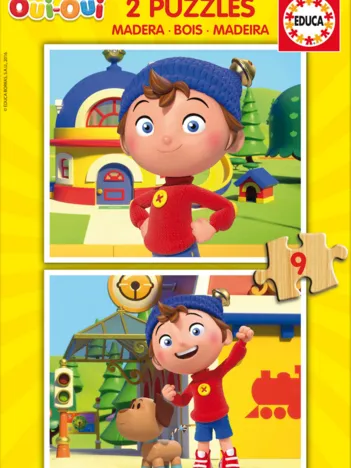 Produit 2 Puzzles en Bois - Oui-Oui Image
