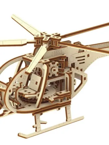 Produit Puzzle 3D en Bois - Hélicoptère Image