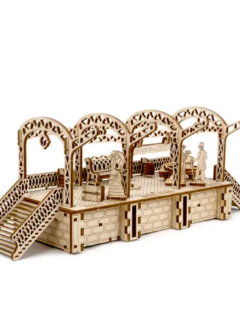 Produit Puzzle 3D en Bois - Gare Image